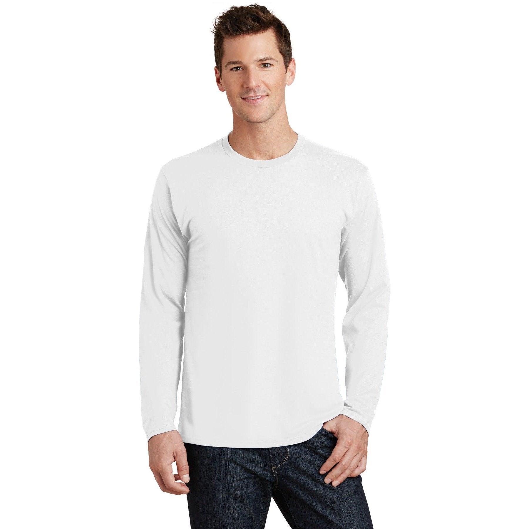 Port & Company-Port & Company® Long Sleeve Fan Favorite Tee. PC450LS-MedTech-17
